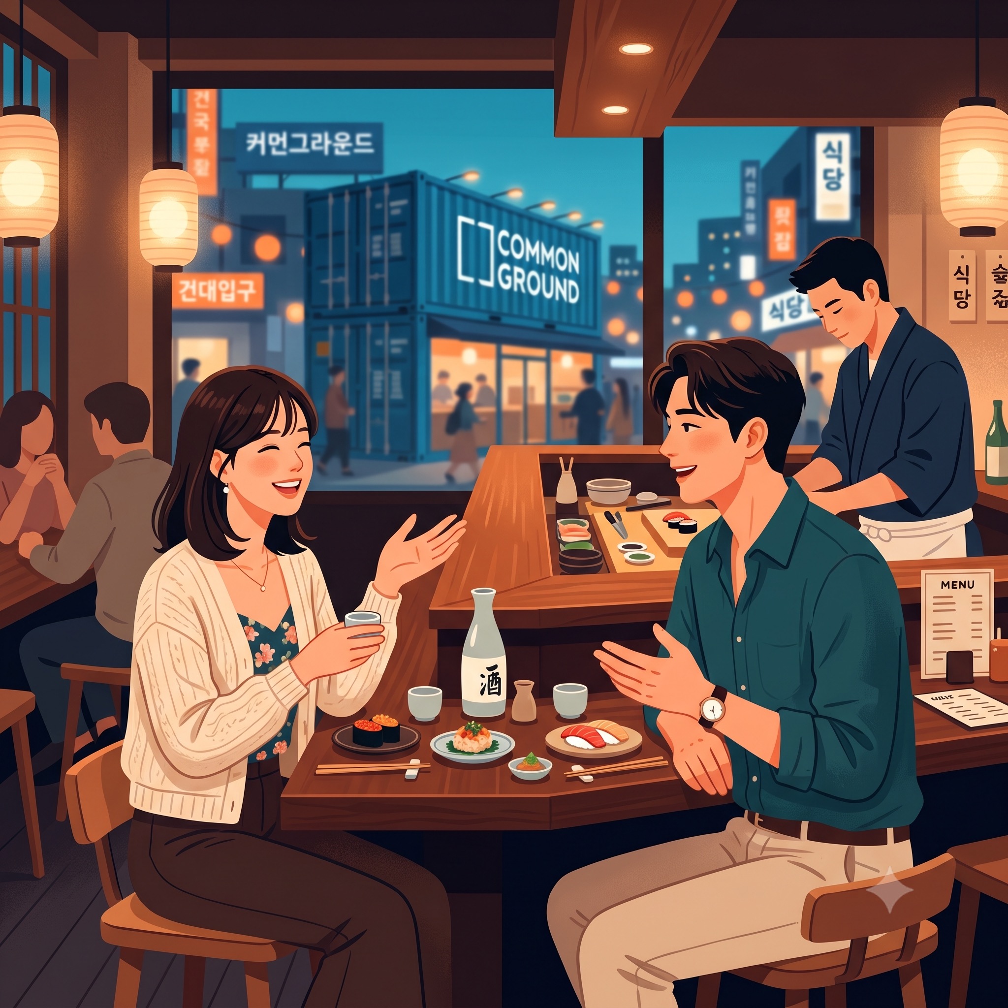 건대 소개팅 추천 장소 & 데이트 코스 완벽 가이드 (2026)