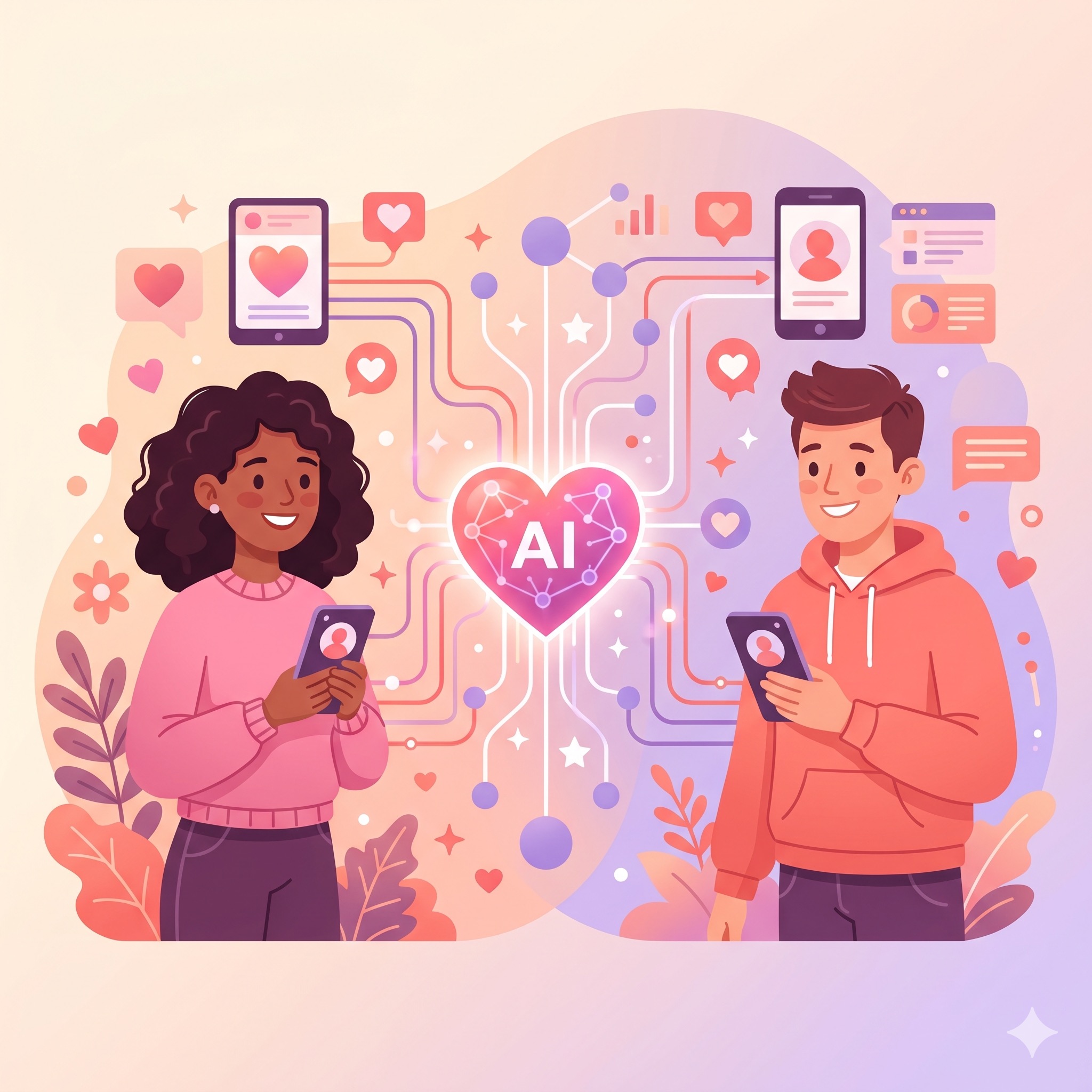 AI 소개팅 매칭은 어떻게 더 잘 맞는 사람을 찾아줄까? (데이터로 보는 매칭의 원리)