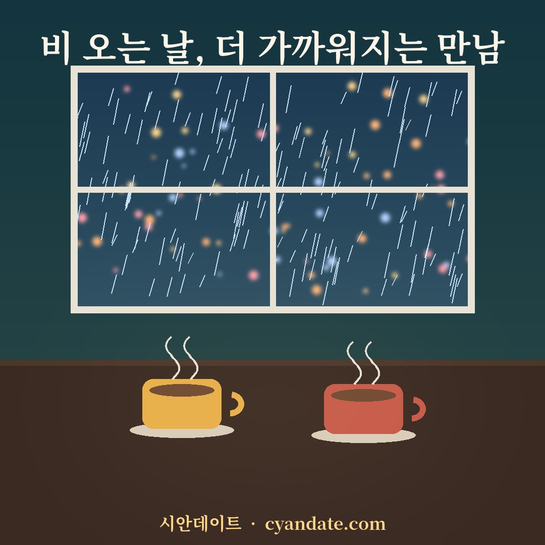 비 오는 날 소개팅, 장마철에도 실패 없는 실내 데이트 코스 & 분위기 살리는 법